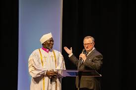 Bishop Dr. Waigwa and his pastor, Kerry Sharp